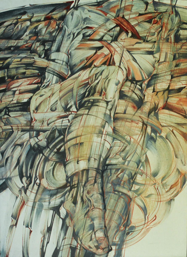 02. Le Corps 101 triptih segment B 1991 ulje platno 150x110